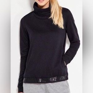 Nike Dri-Fit Cowl Neck Sweatshirt - Black
